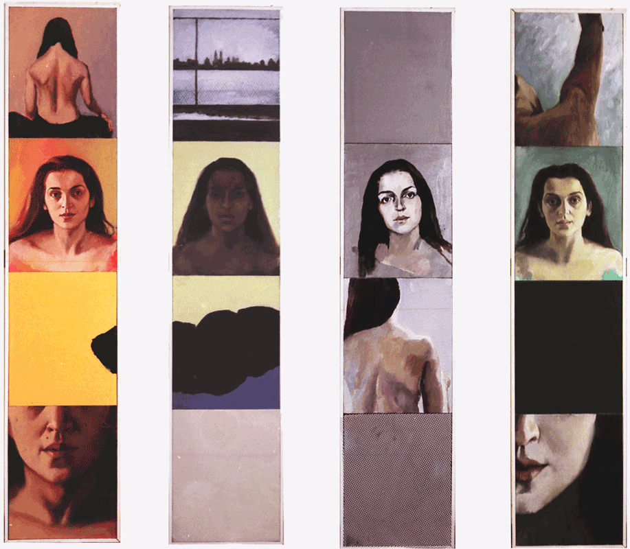 Portraits of 4 dancers